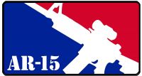 AR-15 Major League Pro Gun Bumper Sticker 6